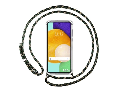 Carcasa Samsung Galaxy A52 / A52 5G / A52s 5G TUMUNDOSMARTPHONE Colgante Verde