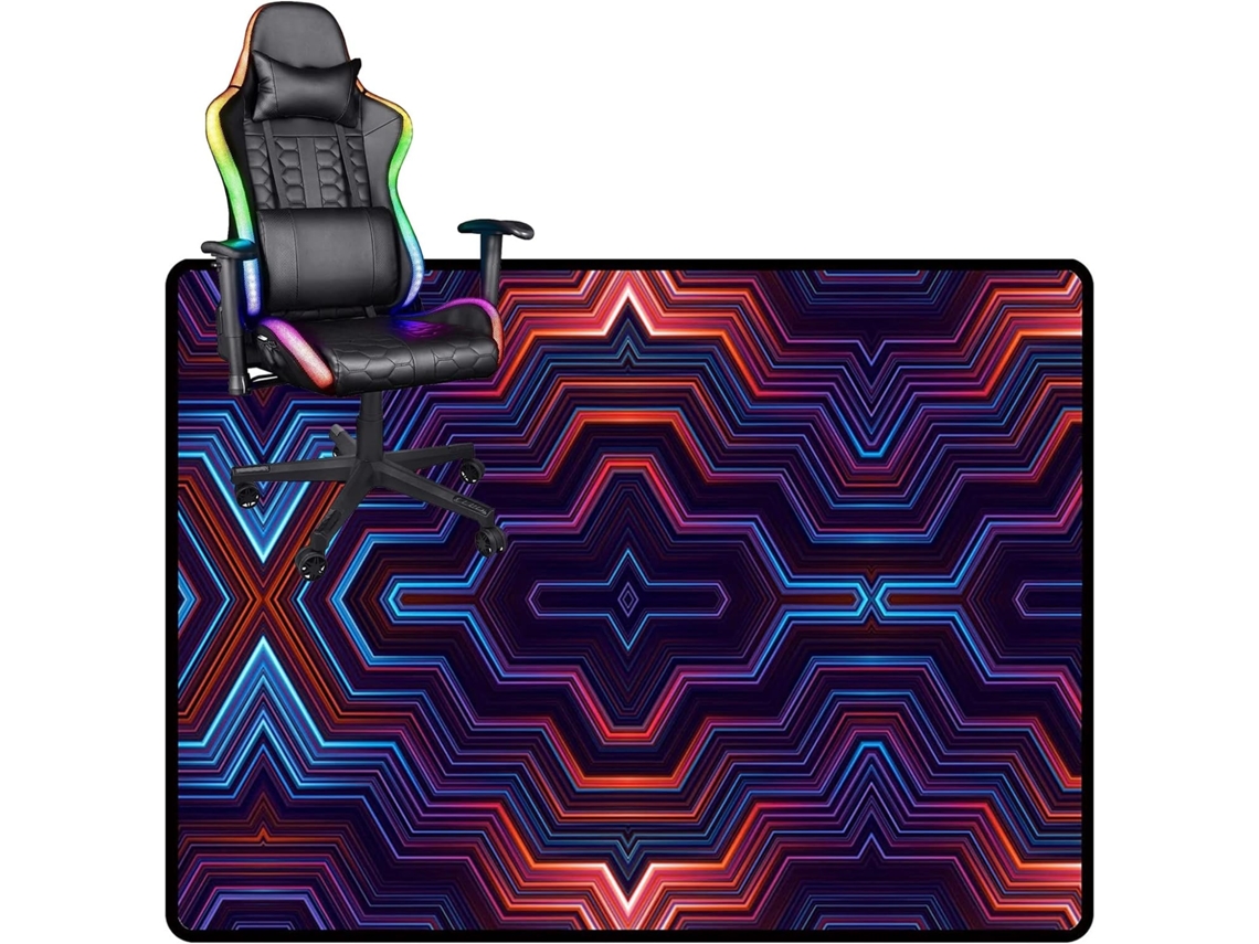Tapete Cadeira Escritório Resistente Piso Laminado Madeira Gamer, Versátil Que Protege