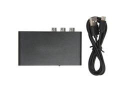 Convertidor Rca A Hdmi 3 En 1, Conmutador Av 4k 3d Para Pc Y Xbox 360