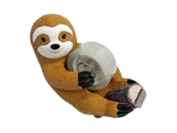 Dispensador de cinta adhesiva pequeño, de resina, para escritorio, ideal para el hogar o la oficina, con tamaño ajustable para suministros de adhesivo.