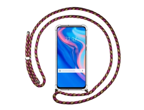 Carcasa Huawei P Smart Z TUMUNDOSMARTPHONE Colgante Rosa
