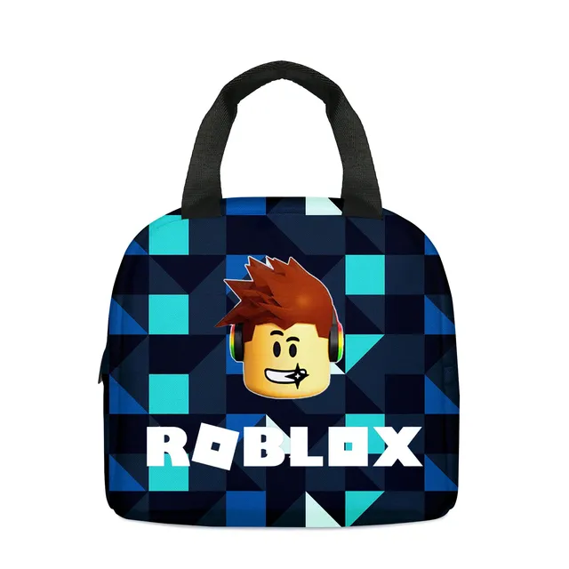 Bolsa de almuerzo escolar de Roblox para estudiantes de primaria y secundaria, niños y niñas, diseño de anime, Chaberlu