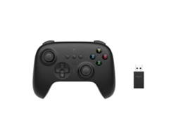Mando 8Bitdo Ultimate 2.4Ghz Inalámbrico Windows PC Android y Raspberry Pi Negro