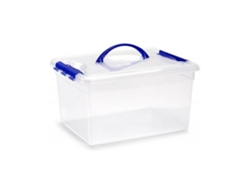 Caja de Almacenamiento PLASTIC FORTE Transparente de 12L