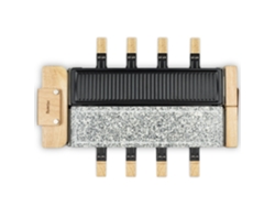 Máquina Raclette 8 Personas H.KOENIG WOD360, Piedra Natural y Grill, Base Giratoria 180°, Diseño en Madera, 8 Sartenes y 8 Espátulas, 1400 W