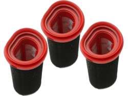Paquete de 3 filtros de 25,2 V/21,6 V para aspiradora inalámbrica Bosch Flexxo Serie 4 BBH32101, etc., repuesto Jortmrd