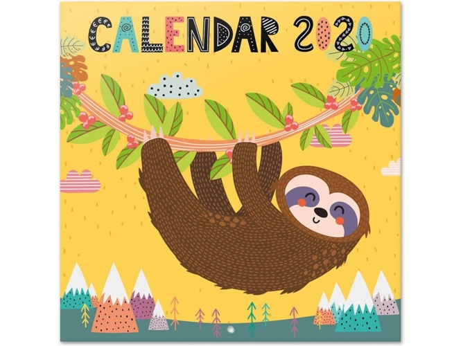 Calendario OFIURIA Perezoso (2020 - 30 x 30 cm)