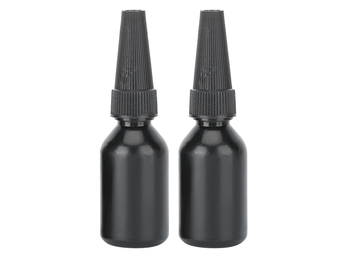 2 unidades de pegamento UV transparente profesional para reparación y fabricación de joyas con lámpara UV