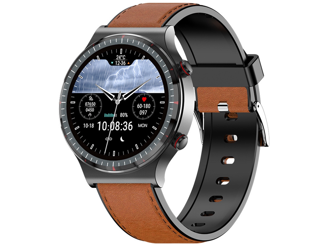 Smartwatch Yizhood G08 1.3 Inch Bluetooth 5.1 Monitorización De Salud Ip67 Impermeable 230mah (android E Ios - Negro)