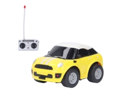 Ats-coche Control Remoto Niños 1:43 Portátil Bonito Simulado Divertido Fashion Regalo Cumpleaños Amarillo