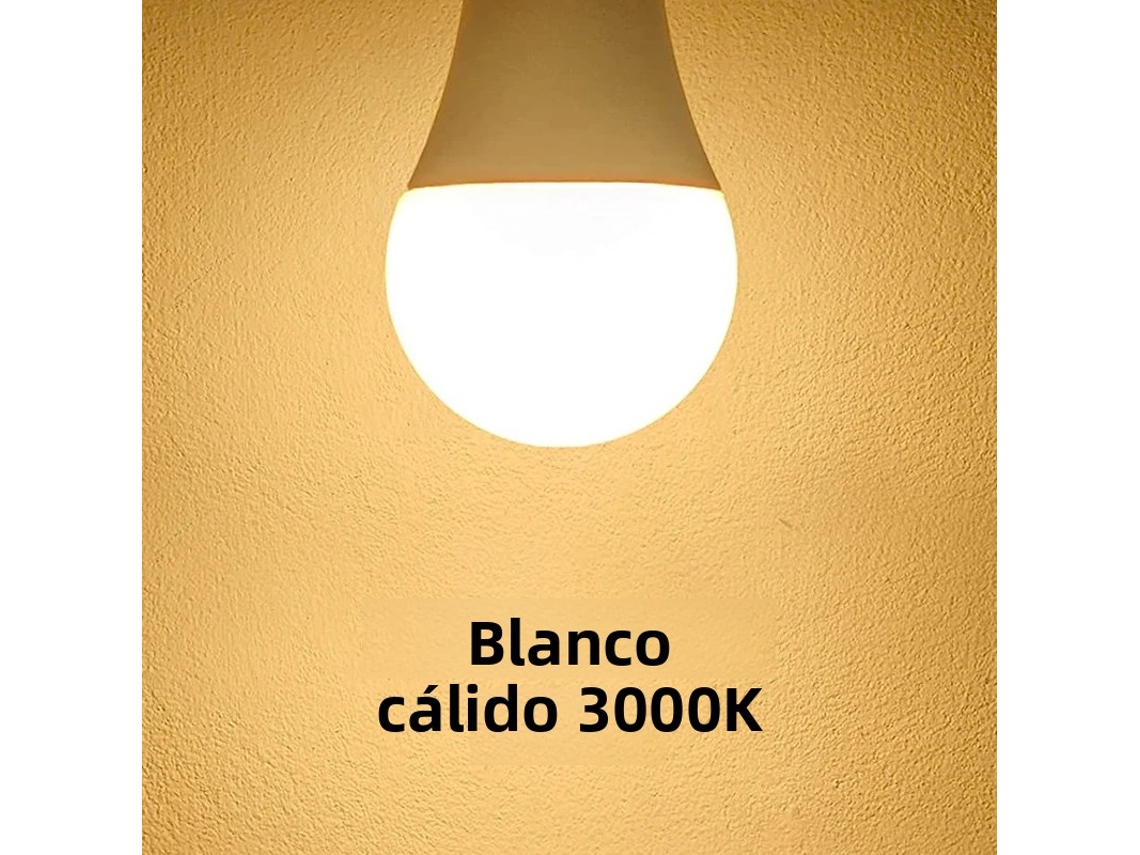 Bombilla Led (base De Rosca E27 6w Blanco Cálido), 220 V, Adecuada Para La Iluminación Diaria Del Salón.
