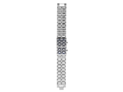 Reloj De Pulsera Para Parejas Con Iluminación Led, Pantalla Electrónica, Acero Inoxidable, Diseño Moderno.