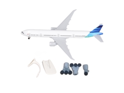 Rebe-modelo De Avião De Metal B777 Com Escala Precisa, Base Estável E Liga Para Decoração Residencial