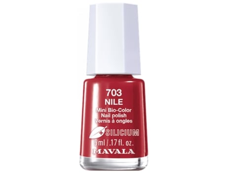 Esmalte Mini Bio Color Con Silicio de Uñas 5 Ml Color: Nilo MAVALA