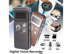 Lápiz Grabador Digital De 8 Gb Con Reproductor De Mp3, Batería De Litio Integrada Y Altavoz.