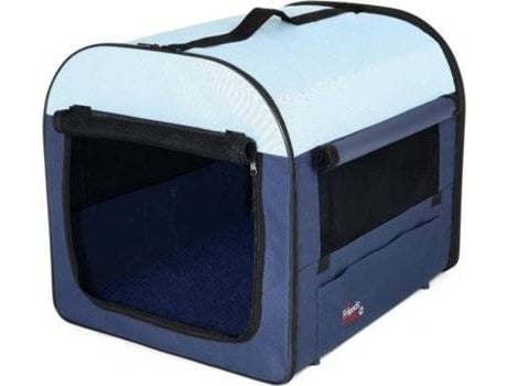 Transportín para Perros TRIXIE Tcamp (Azul - 55x65x80cm - Nylon - M - Porte Medio)