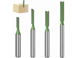 4 Brocas De Router Con Cuchilla De Carburo Para Madera, Tallas 3/4/5/6mm, Herramientas De Fresado