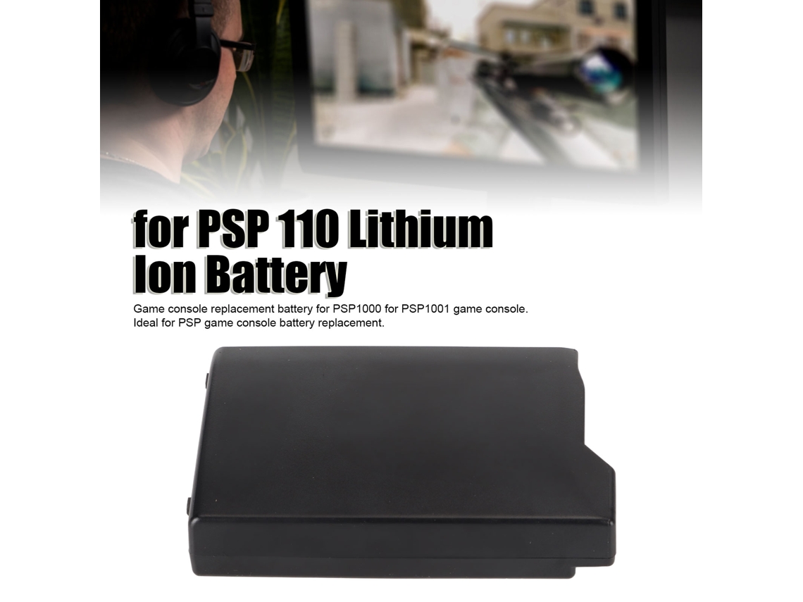 Bateria De Substituição Para Console Psp 1000/1001 1800mah De Íon De Lítio 3.7v Compatível Com Psp 110