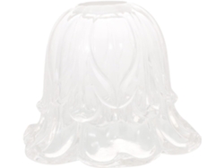 Cubierta Decorativa Para Lámpara De Techo, Araña O Aplique De Pared Con Cristal Transparente Con Estampado Floral.