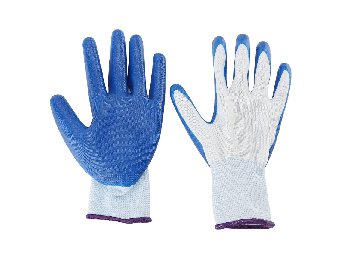 Guantes De Jardinería De Nitrilo Impermeables Y Antideslizantes Para Manipulación Y Protección.