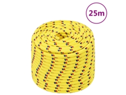 Cuerda De Barco Polipropileno Amarillo 12 Mm 25 M