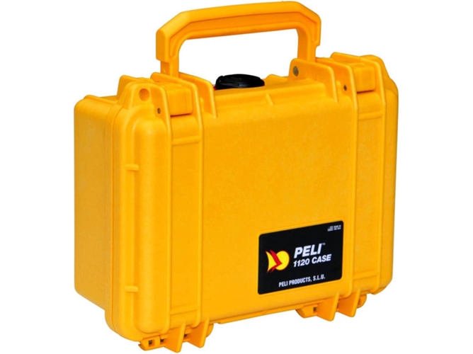 Peli 1120 Maleta con espuma protectora amarillo de