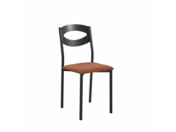 Cadeira de Cozinha Olga Preta 38x86x47cm Domus Terra FANMUEBLES