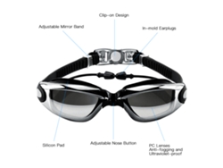 Gafas De Natación Antivaho Con Protección Uv, A Prueba De Fugas, Lentes De Policarbonato Con Moldeado De Silicona Suave.