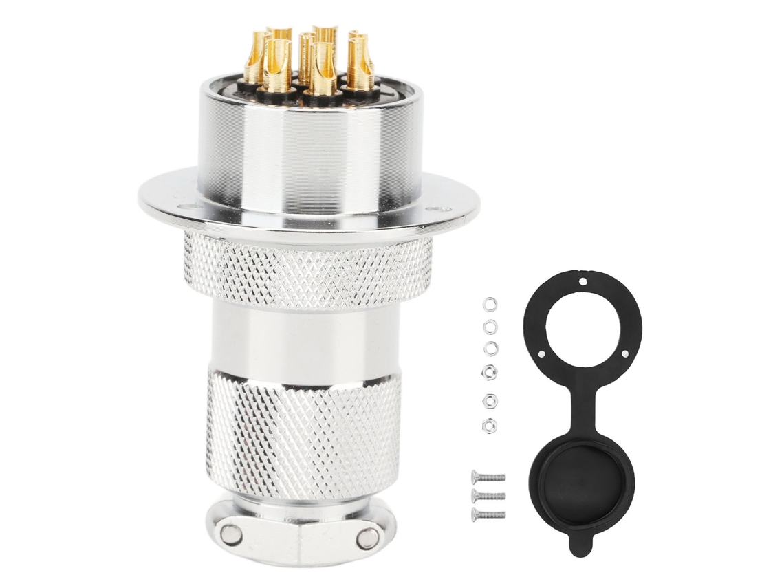 Conector De Aviación Compacto 8 Pines Resistente Conect/desconect Ac Dc 250v Accesorio Eléctrico