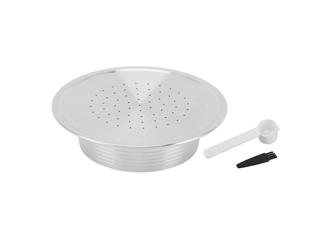 Cápsula de café recargable de acero inoxidable 304, reutilizable para máquinas Senseo HD7801