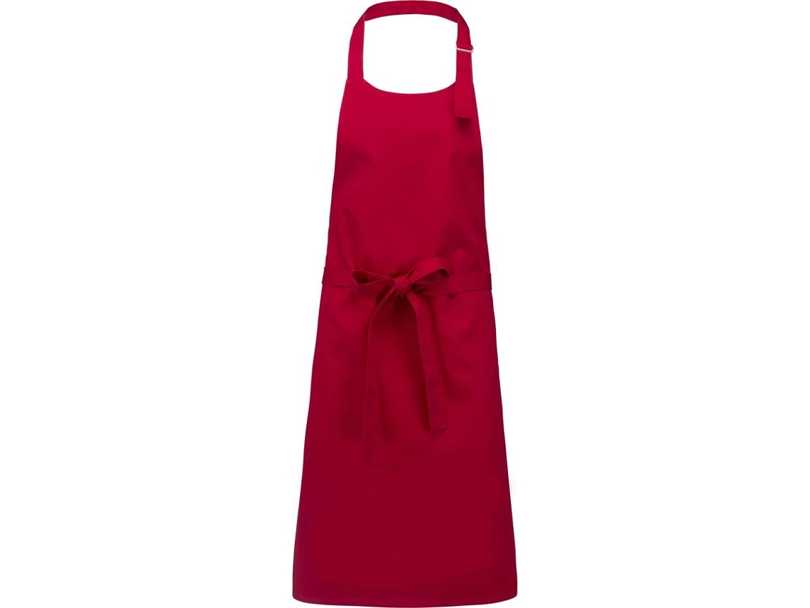Delantal KARIBAN con Hebilla de Ajuste (Rojo - Poliéster - 90 x 76 cm)