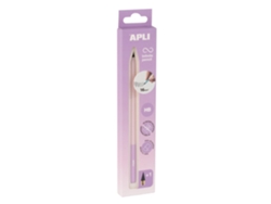 Lápiz Apli 19936 Hb Infinite, Color Malva