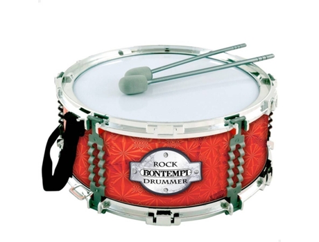 Tambor De Juguete BONTEMPI con Baquetas Y Correa (Edad Mínima: 3 Años - 30.5 cm)