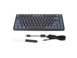Teclado mecánico Baoj-2026, interruptor azul bajo, 83 teclas, tres modos inalámbricos, 2.4G, Bluetooth 5.2, retroiluminación blanca, para juegos.