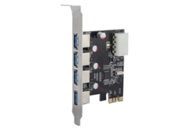 Tarjeta Controladora Pci-e A Usb 3.0 Con 4 Puertos, Adaptador Módulo Para Windows