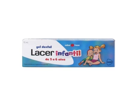 Pasta de Dientes LACER Infantil Gel Fresa (75 ml)