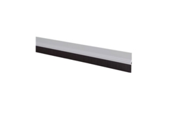 Burlete Pvc Con Flecos Adhesivo 1m Plata