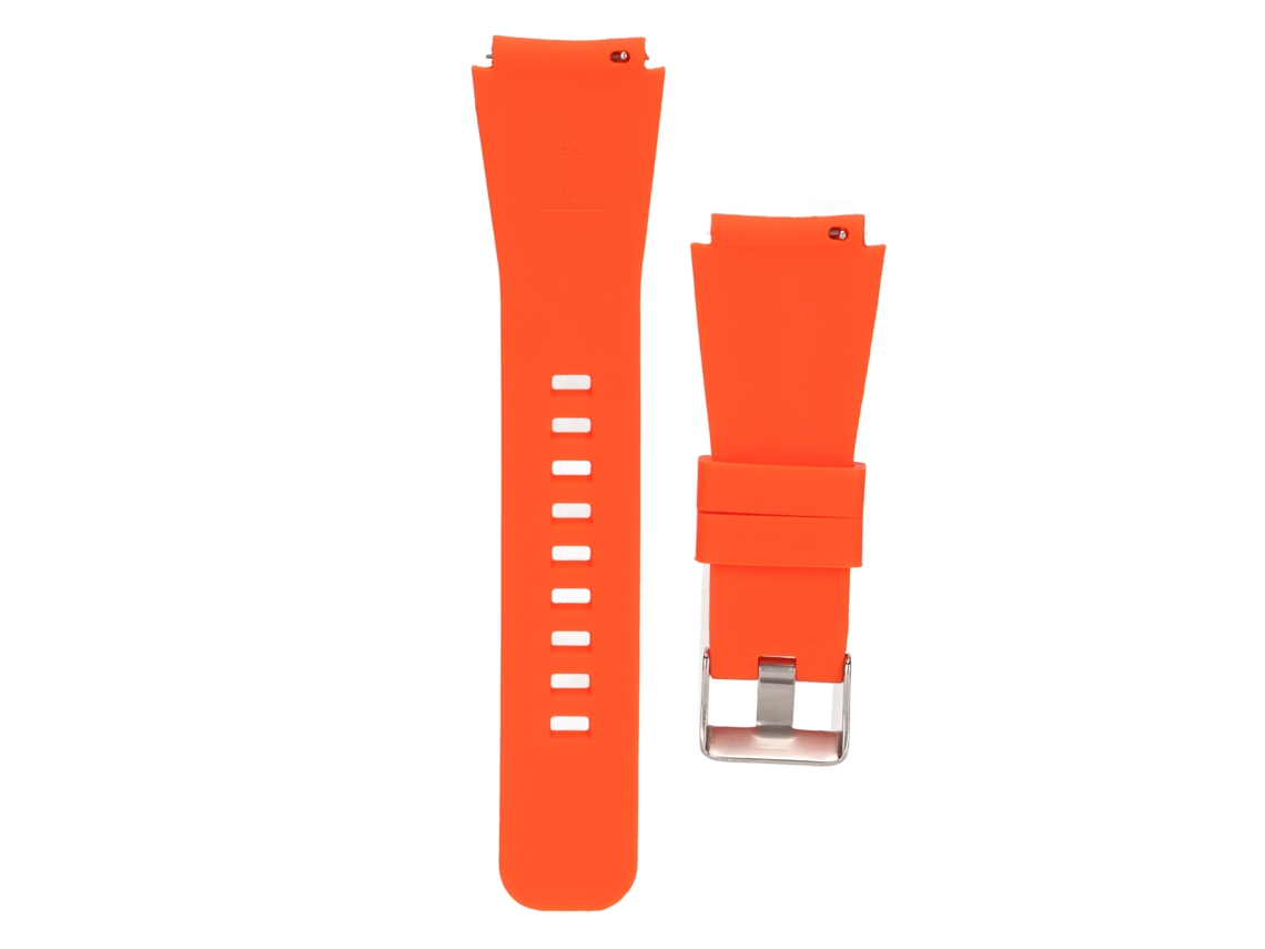 Correa De Silicona De 22 Mm Compatible Con Amazfit Gtr 3 - Correa De Repuesto Naranja