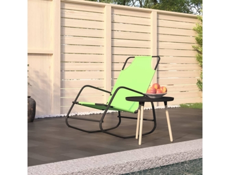 Tumbona VIDAXL Verde Tela (89x58x93.5 cm )