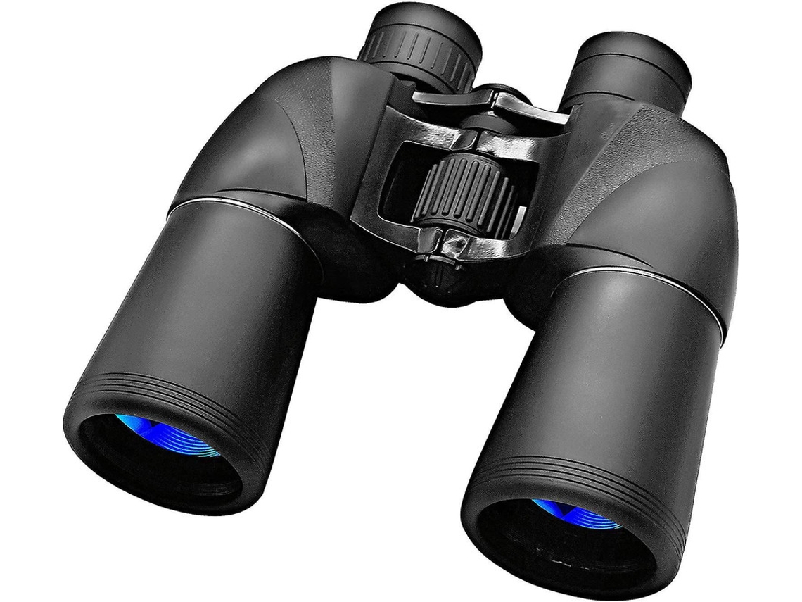 Binoculares 10x50 HD profesionales IP68 antivaho Bak4 FMC para observación de aves, viajes y caza, color negro Bestvite