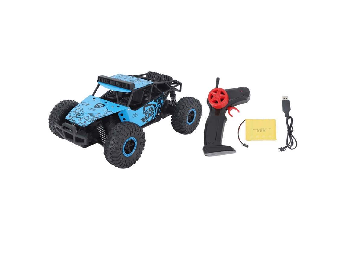 Coche Todoterreno De 2,4 Ghz Con Tracción A Las Cuatro Ruedas, Absorción De Impactos Y Características Antideslizantes, Juguete Teledirigido Para Niños De 6 Años En Adelante.