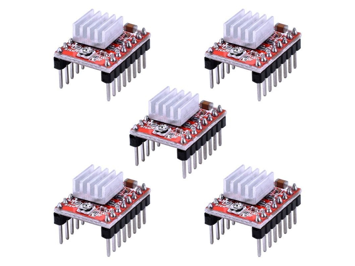 2026-módulo Controlador De Motor Paso A Paso A4988 Con Disipador De Calor Para Impresora 3d Reprap