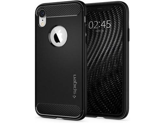 Funda iPhone XR SPIGEN Rugged Armor Negro