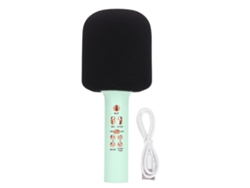 Ats-micrófono Inalámbrico Portátil Cute Profesional De Alto Volumen Para Hogar Verde, Micrófono Bluetooth De Mano