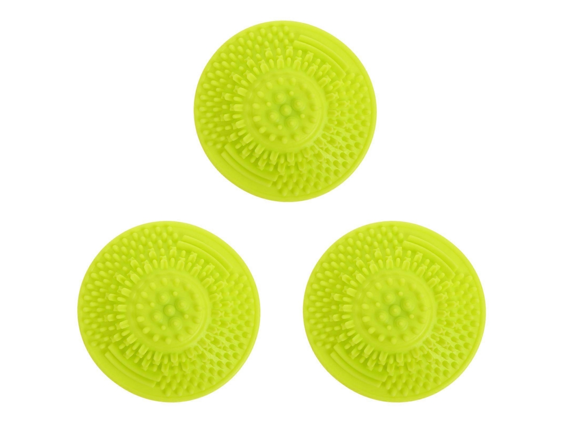 3 discos portátiles para limpiar brochas de maquillaje, ideales para viajes. Rosewell