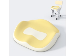 Cojín De Asiento De Espuma Viscoelástica Transpirable Para Aliviar El Dolor Por Estar Sentado Durante Períodos Prolongados, Amarillo Gertiz
