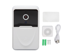 Timbre De Puerta Inteligente Con Cámara Wifi, Timbre Inalámbrico Visible Para Hogar Inteligente
