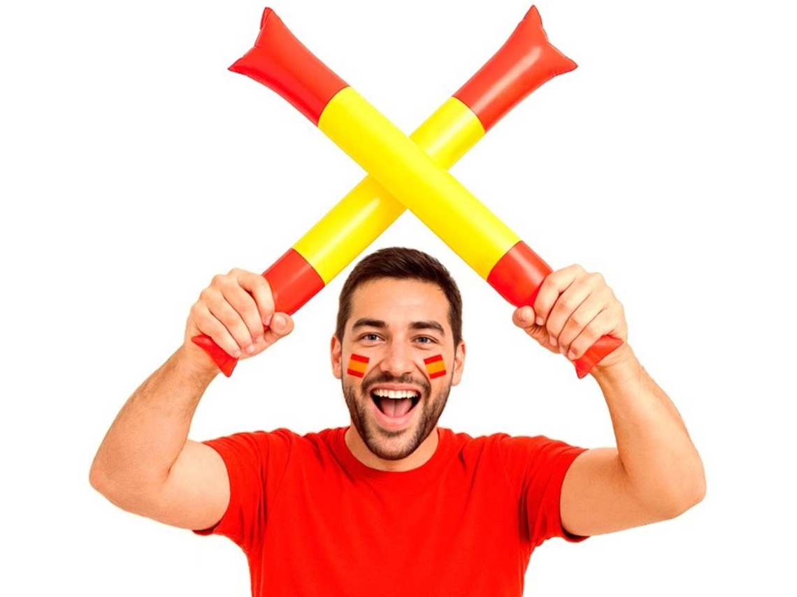 Palos Aplaudidores Hinchable De Bandera De España