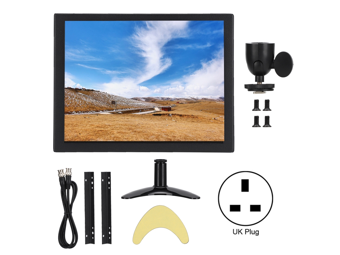 Monitor Industrial De Metal Integrado (pantalla Táctil Capacitiva Multipunto De 8 Pulgadas, Compatible Con Hdmi Y Vga)