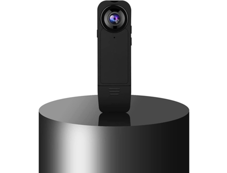 Mini cámara con clip portátil inalámbrico 1080P visión nocturna detección de movimiento grabadora de vídeo negro BISBISOUS